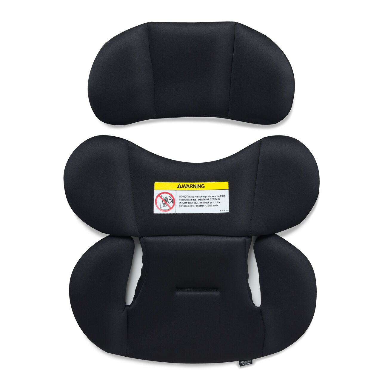 OneFit ClearTex All-in-One Car Seat Head & Body Insert - Black in Obsidian image number 0