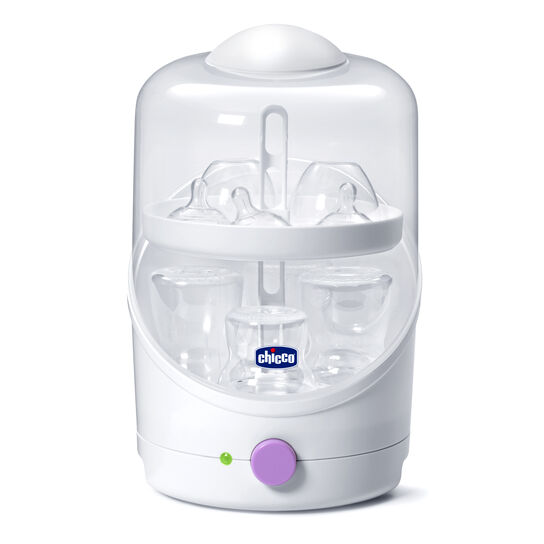 Chicco NatrualFit Electric Steam Sterilizer for Baby Bottles image number 0