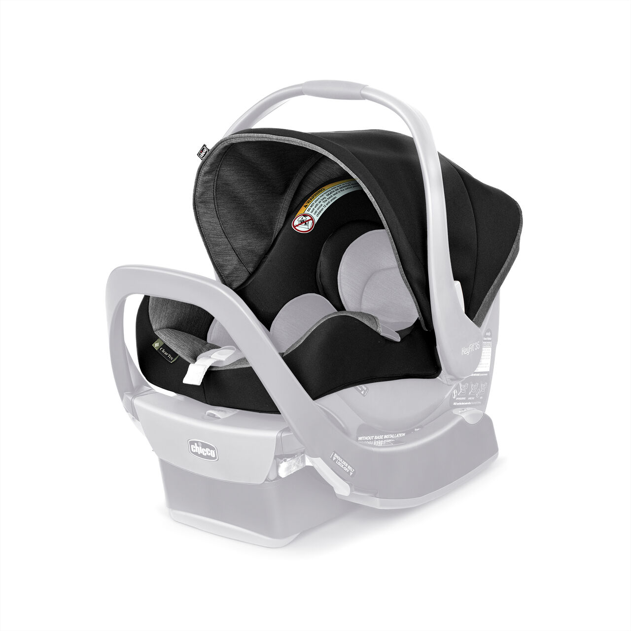 KeyFit 35 ClearTex Infant Car Seat Cover Set - Shadow in Shadow image number 0