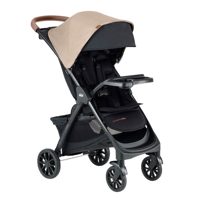 Chicco Bravino Plus Stroller in Oat right front image number 2