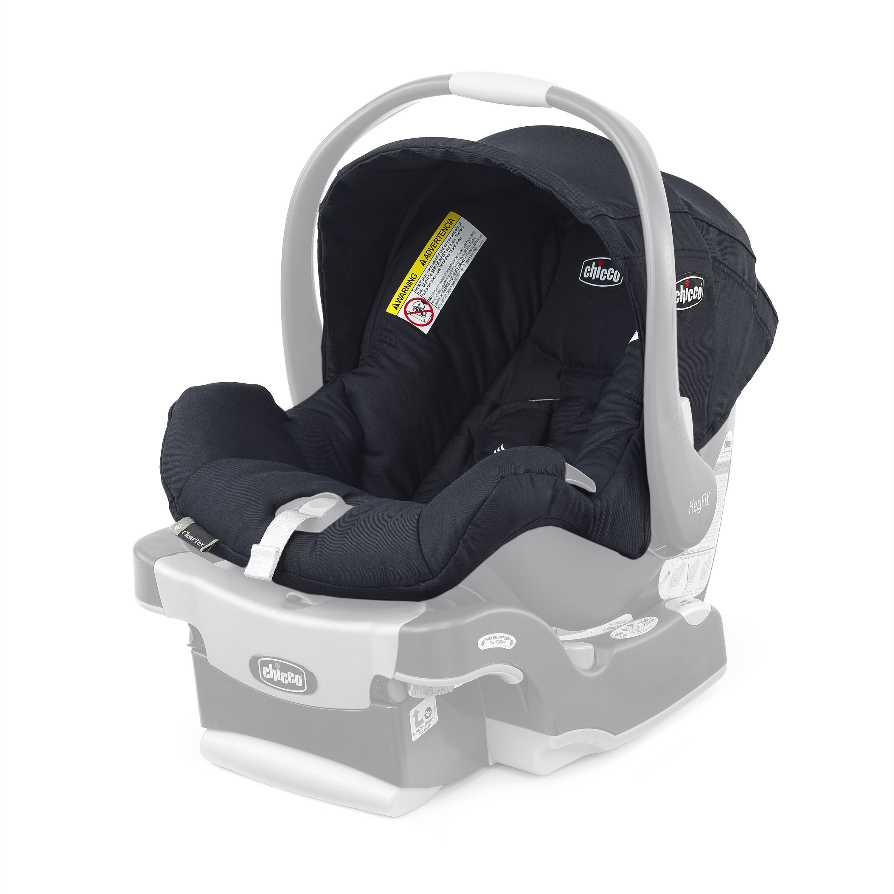KeyFit ClearTex Infant Car Seat Cover Set - Black in  image number 0