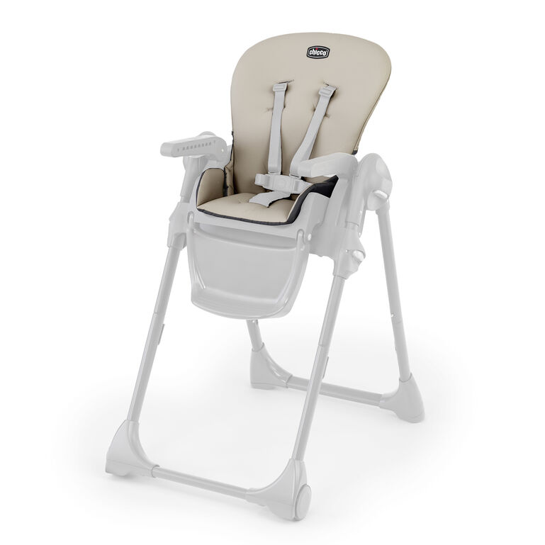 Polly High Chair Seat Cover - Taupe in Taupe