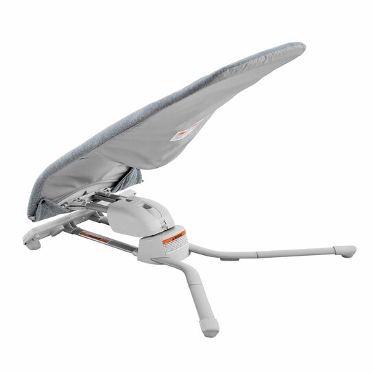 Chicco E-Motion Glider Bouncer in Grey 3/4 Back View image number 5