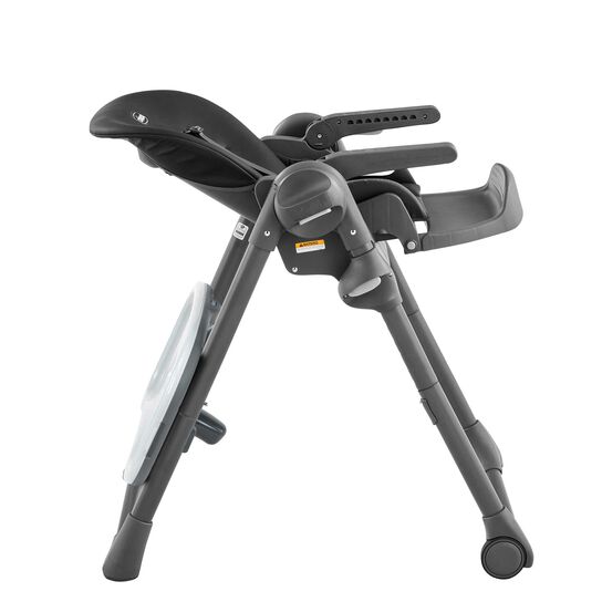 Chicco Polly Highchair in Black Right Profile View image number 3