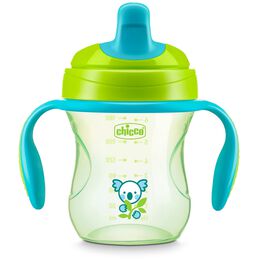 Chicco Semi-Soft Spout Trainer Sippy Cup in Green