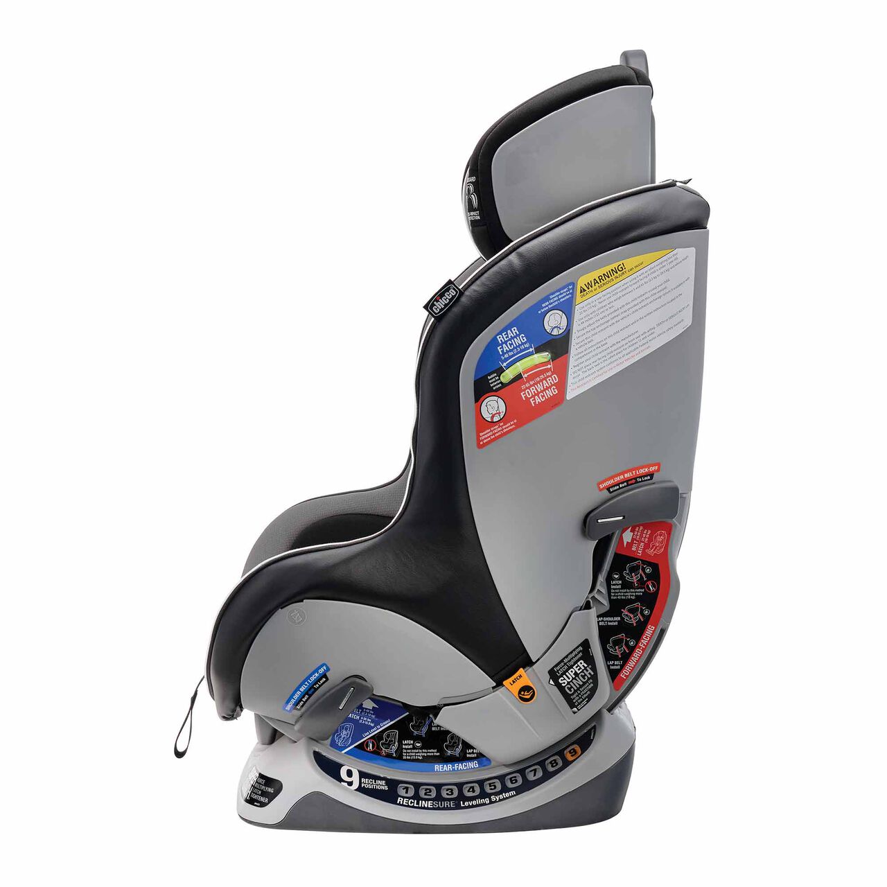 Chicco NextFit Zip Car Seat in Carbon Profile Left image number 6