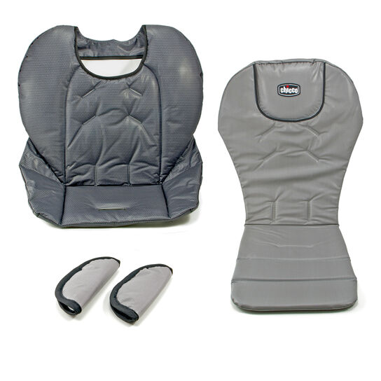 Replacement Seat pad, seat cover, and harness shoulder strap pads for Chicco Polly Highchair - Graphica image number 0