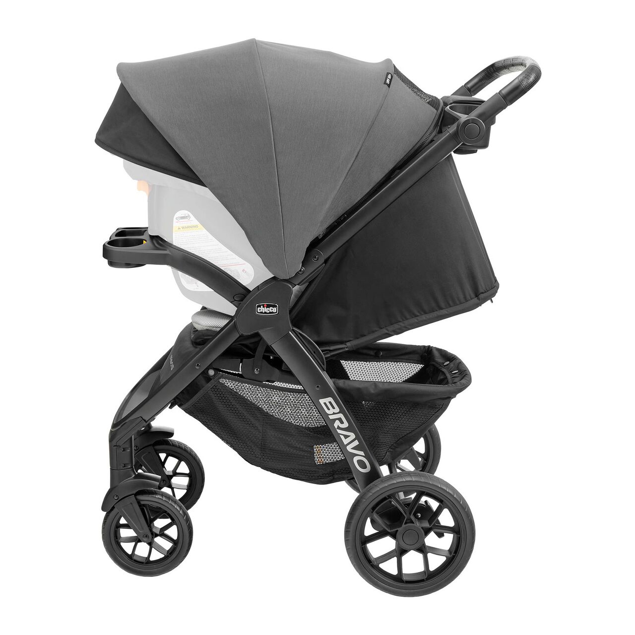 Chicco Bravo LE ClearTex in Pewter Left Profile View image number 6