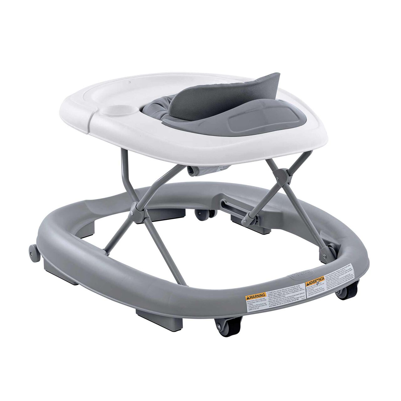 Chicco Mod Walker Infant Walker in Grey 3/4 Back View image number 4