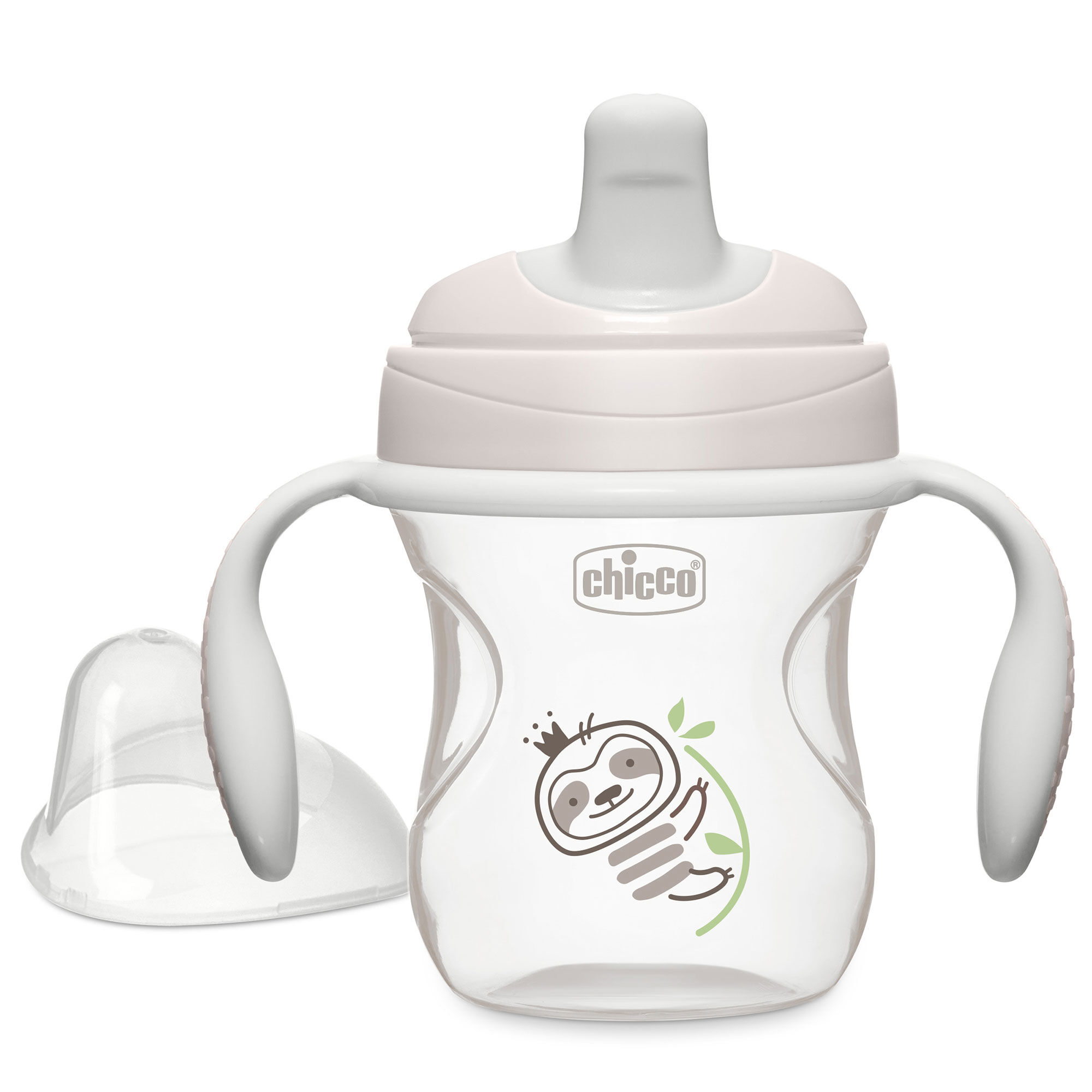 Semi-soft Spout Trainer Sippy Cup 7oz 6m+ - Grey | Chicco