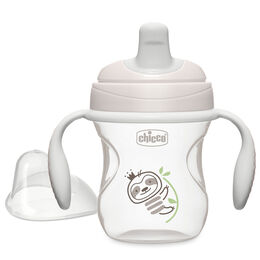 Chicco Semi-soft Spout Trainer 7oz 6m+ in Grey