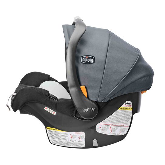 Chicco KeyFit 30 ClearTex in Pewter Left Profile View image number 6