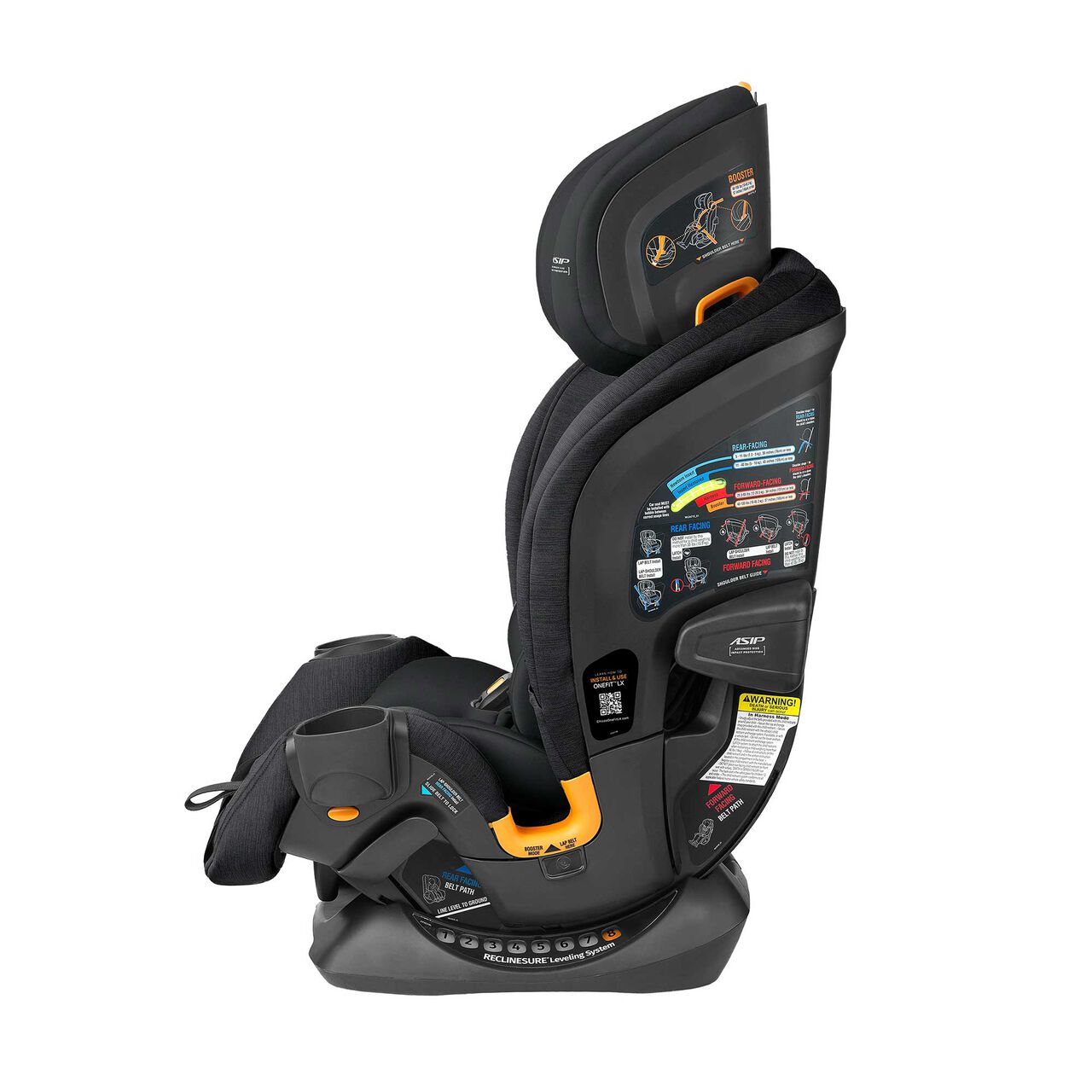 Chicco OneFit Max ClearTex Car Seat in Energy Left Profile image number 6