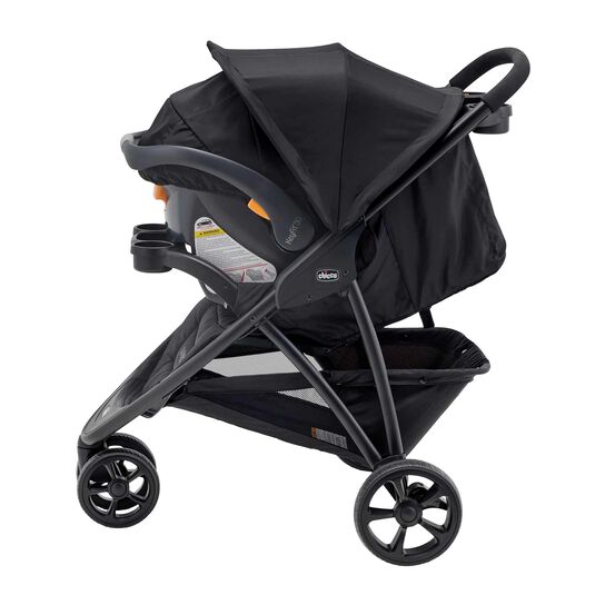 Chicco Viaro Travel System in Black Left Profile View image number 6