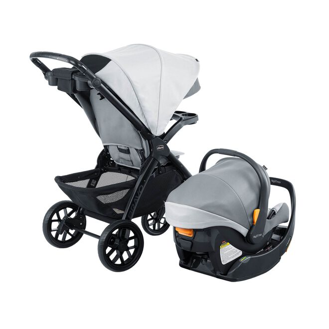 Chicco Bravo LE ClearTex Trio Travel System in Atlas Right Rear profile image number 3