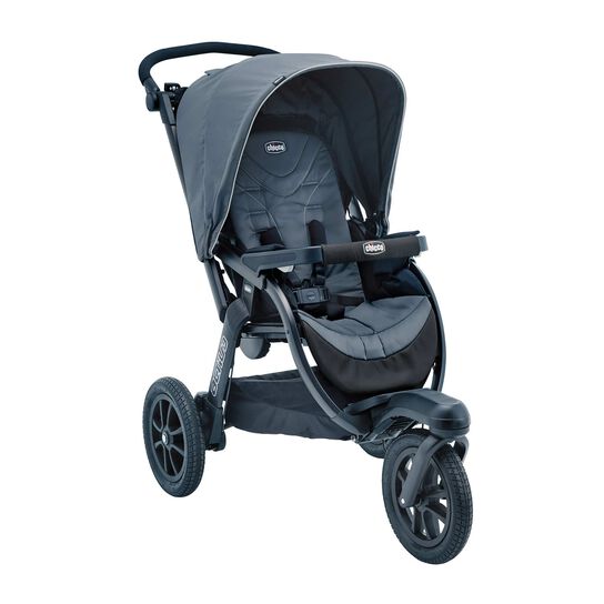 Chicco Activ3 Jogging Stroller in Eclipse 3/4 Front View image number 2