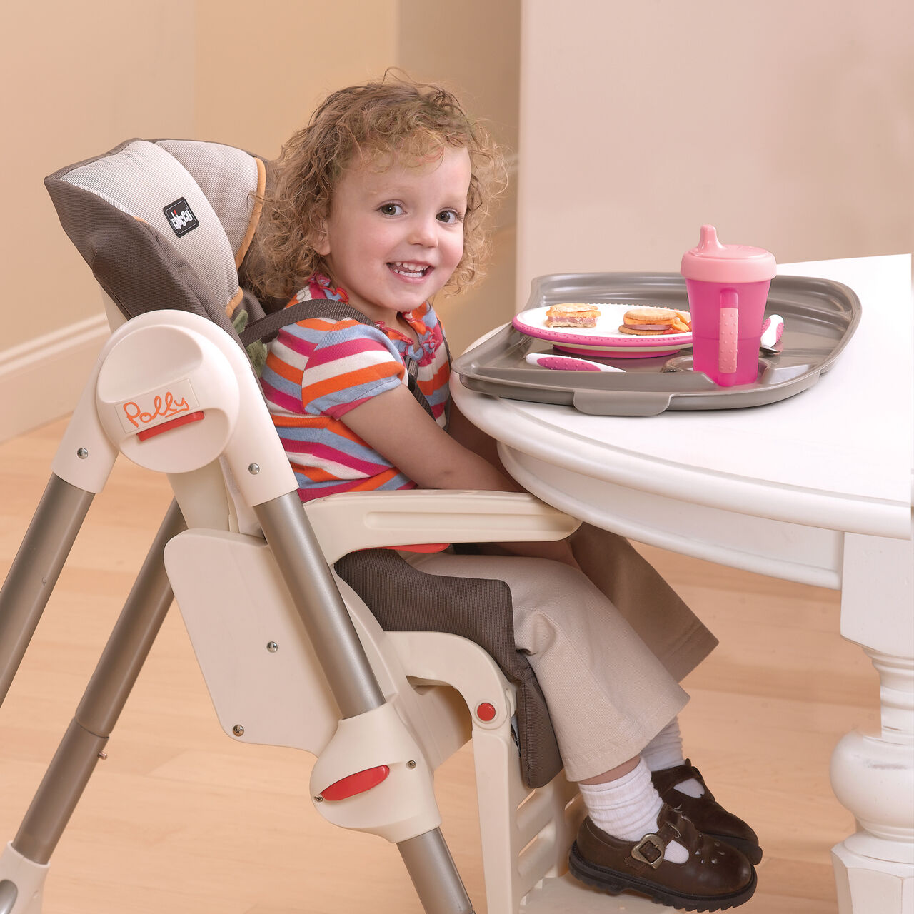 Polly Highchair - Foxy in Foxy image number 2