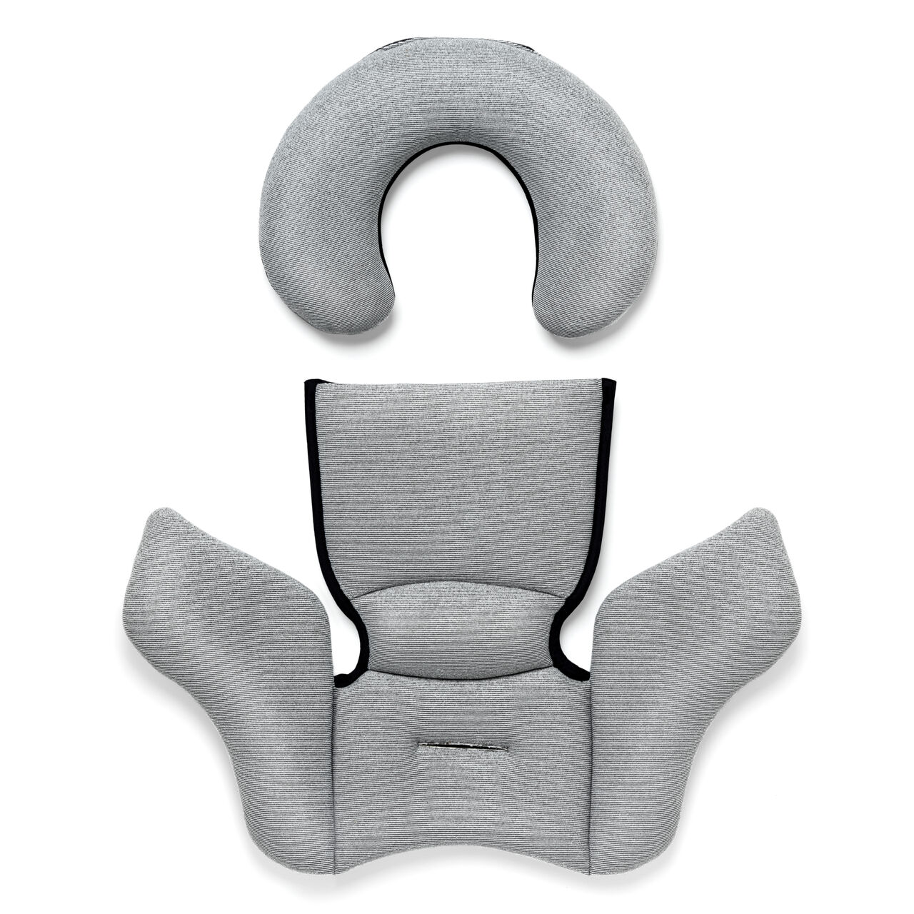 KeyFit 30 Zip Infant Car Seat Head & Body Insert - Obsidian in Obsidian image number 0