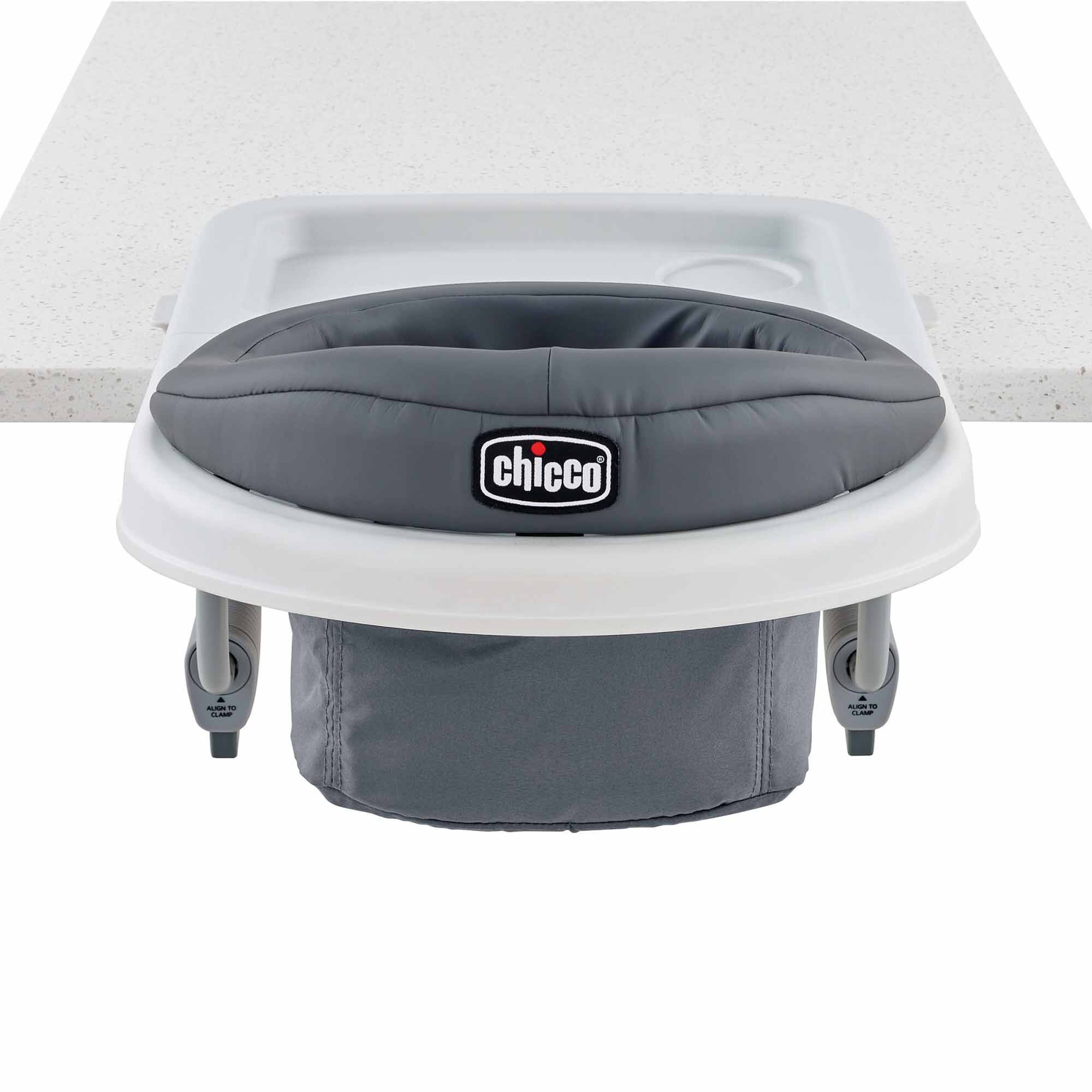 本当に信頼出来る店 FastLock 360 Hook-on Chair - Charcoal | Chicco ベビーラック、ベビーチェア