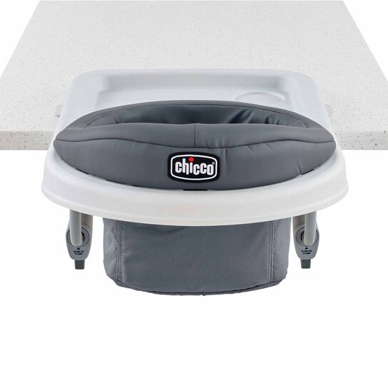 Chicco FastLock 360 Hook-on Chair in Charcoal Back View image number 5