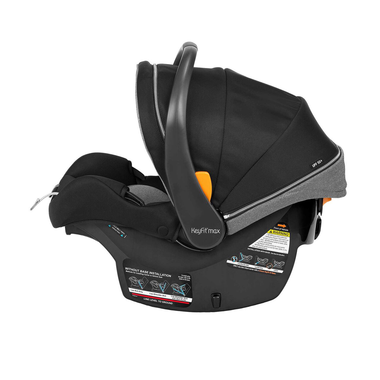 Chicco KeyFit Max Zip ClearTex Car Seat in Apex Left profile image number 7