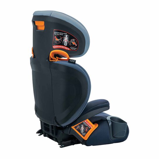 Chicco KidFit ClearTex Plus Car Seat in Reef 3/4 Back View image number 4