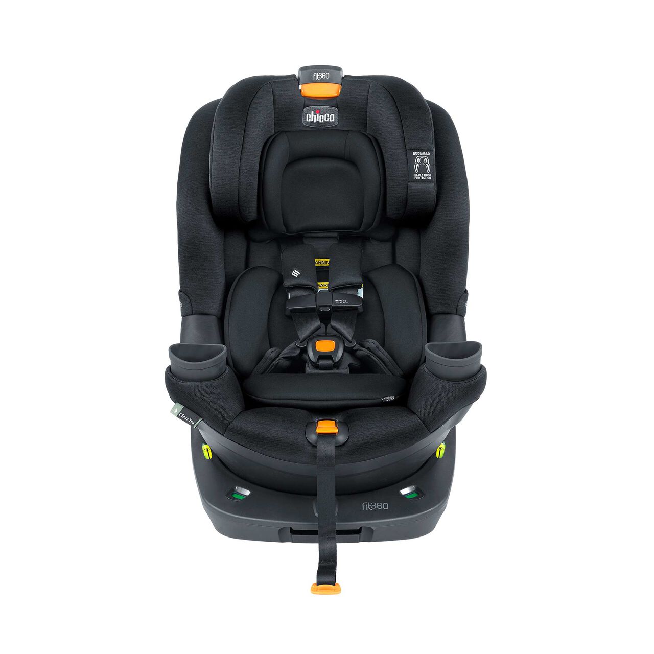 Chicco Fit360 Cleartex Car Seat in Black Front Profile image number 1