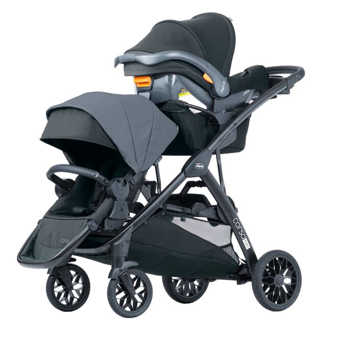 Chicco Corso Flex Stroller Double Bundle in Legend Alt profile image number 2