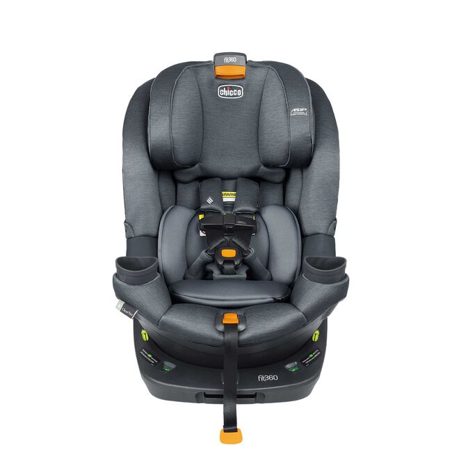 Chicco Fit360 ClearTex Rotating Car Seat in Carbon front image number 1