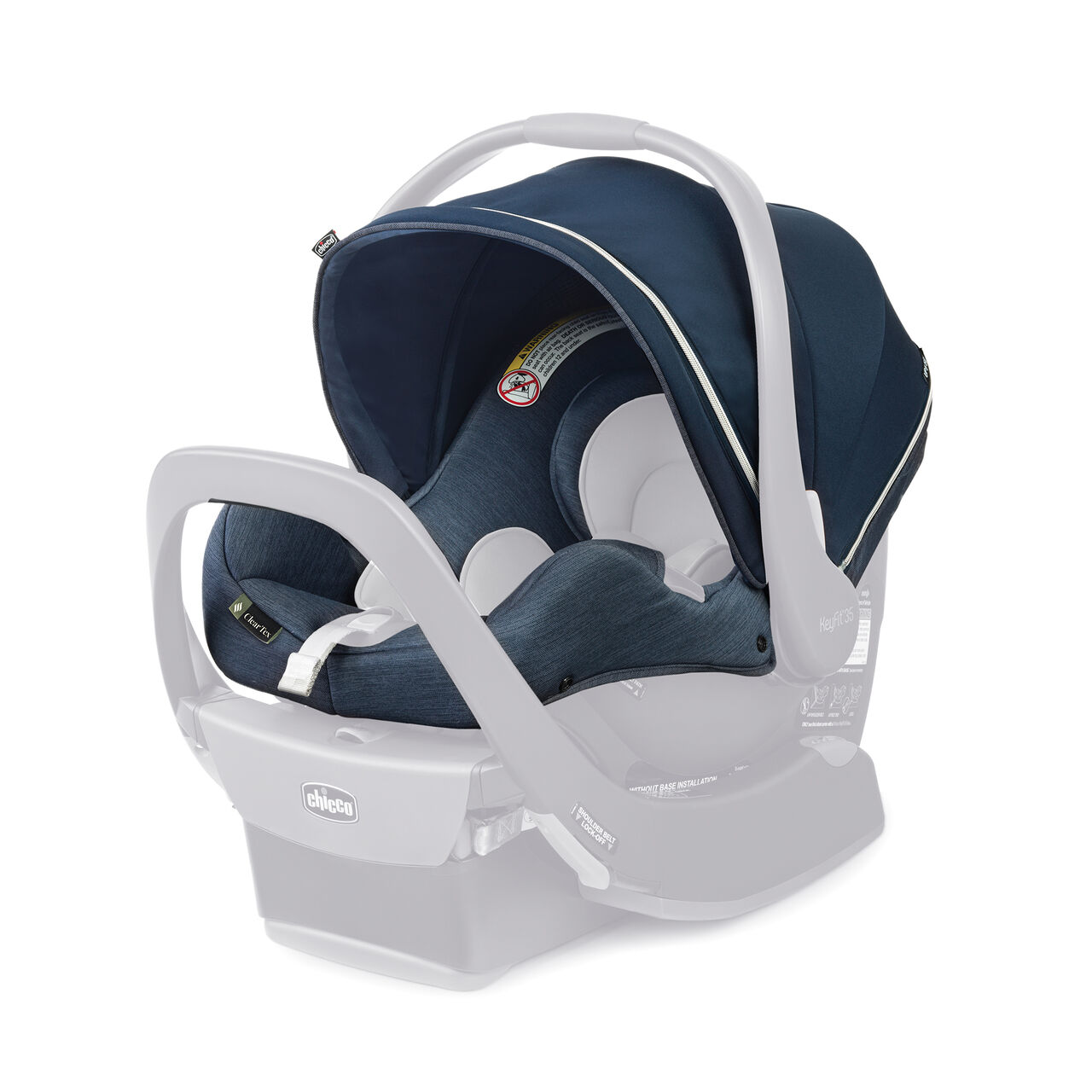 KeyFit 35 Zip ClearTex Infant Car Seat Cover Set - Reef in Reef image number 0