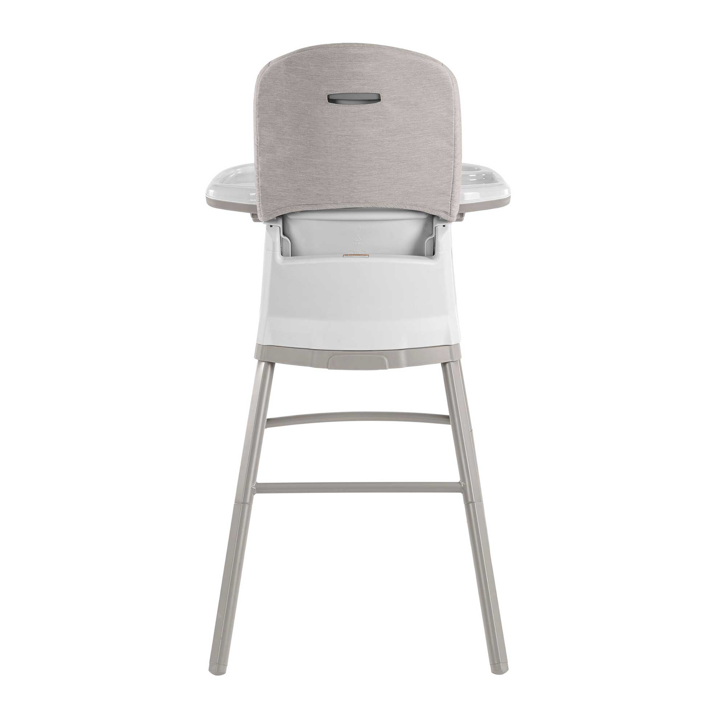 Chicco Stack Hi-Lo High Chair in Sand Back View image number 5