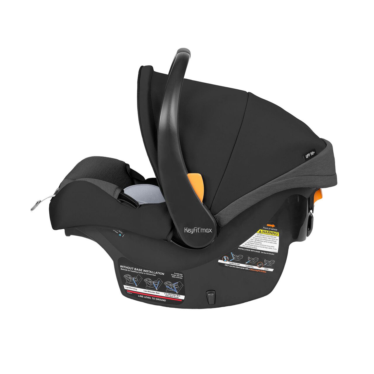 Chicco KeyFit Max ClearTex in Ebony Left profile image number 6