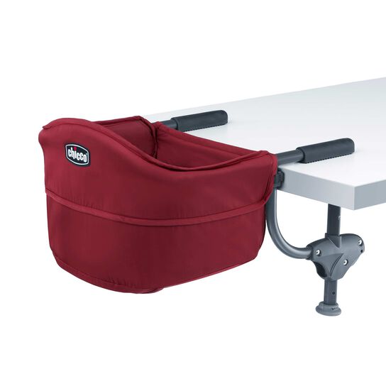 Chicco Caddy Hook-on Chair in Red Back Angle Profile image number 4