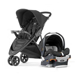 Chicco Viaro Travel System in Black