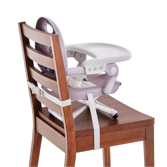 Chicco Pocket Snack Booster Seat in Lavender 3/4 Back View image number 4