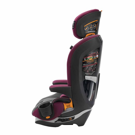 Chicco MyFit Harness and Booster Car Seat in Gardenia Left Profile View image number 6