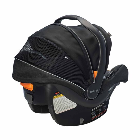 Chicco KeyFit 35 Zip ClearTex in Obsidian 3/4 Back View image number 4