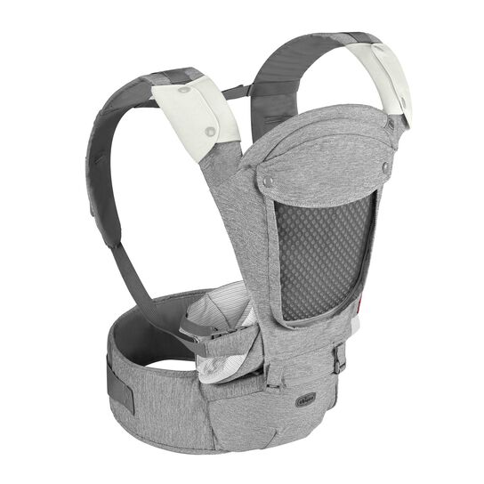 Chicco SideKick Plus 3-in-1 Hip Seat Carrier in Titanium 3/4 Front View image number 2