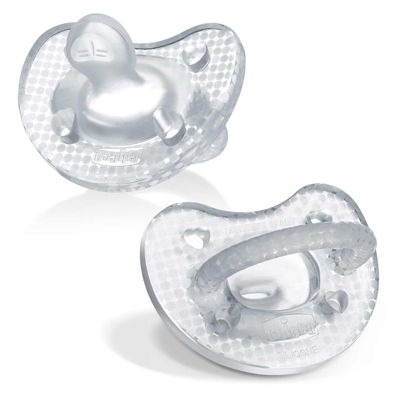 PhysioForma Luxe Orthodontic Silicone Pacifier in Crystal 0-6m (2pc) image number 0