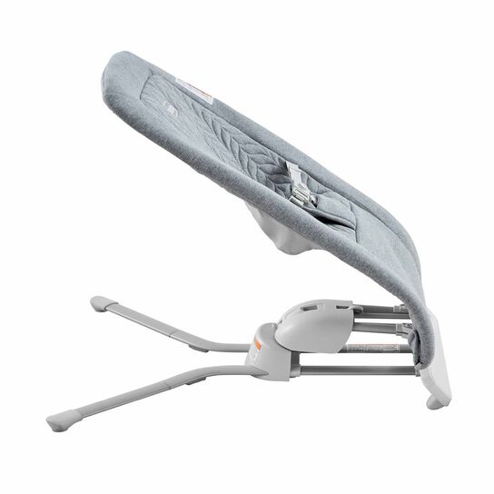 Chicco E-Motion Glider Bouncer in Grey Right Profile View image number 3