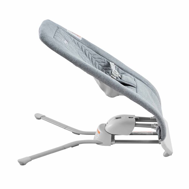 Chicco E-Motion Glider Bouncer in Grey Right Profile View image number 3