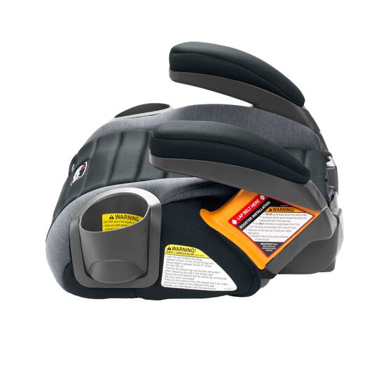Chicco GoFit ClearTex Booster Seat in Shadow Left Profile image number 6