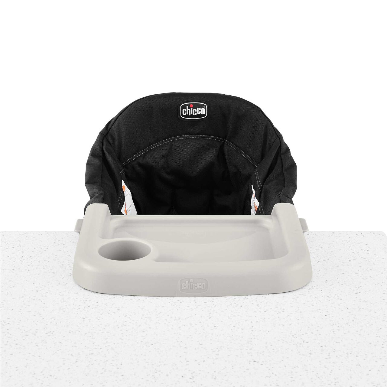 Chicco QuickSeat Hook-On Chair in Graphite Front View image number 1
