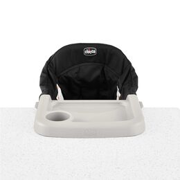 Chicco QuickSeat Hook-On Chair in Graphite Front View