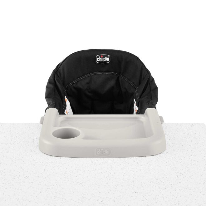 Chicco QuickSeat Hook-On Chair in Graphite Front View image number 1