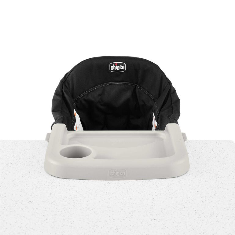 Chicco QuickSeat Hook-On Chair in Graphite Front View