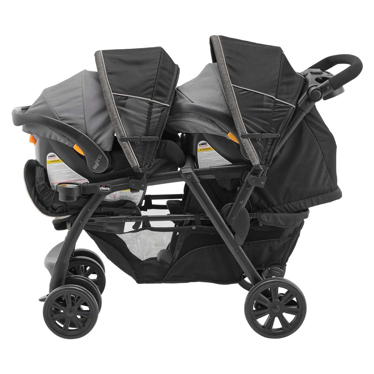 Chicco Cortina Together Stroller in the Minerale Left Profile View image number 6