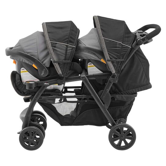 Chicco Cortina Together Stroller in the Minerale Left Profile View image number 6