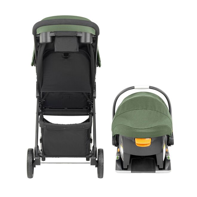 Chicco Bravino Travel System in Moss back image number 5