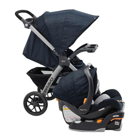 Chicco Bravo Trio Travel System in Brooklyn Right View image number 3